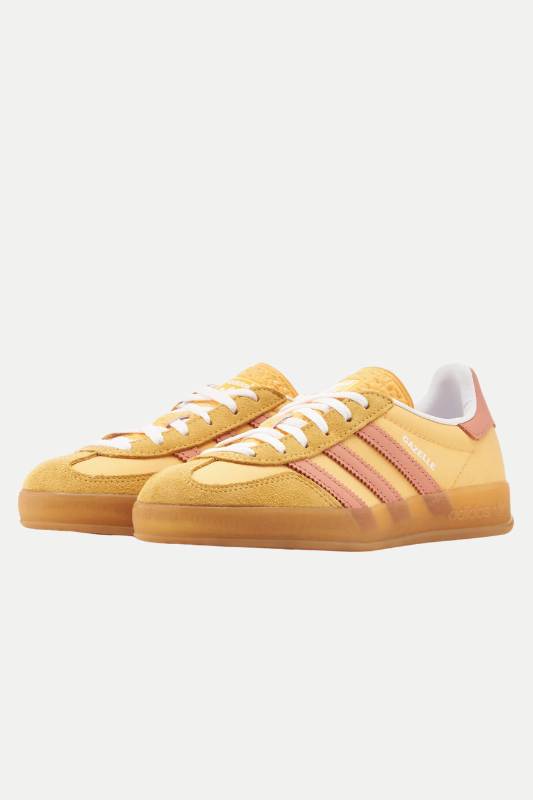 Adidas Gazelle Yellow and Pink