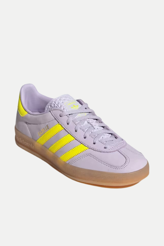 Adidas Gazelle Lilac and Neon