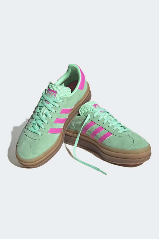 Adidas Gazelle Bold Green Pink